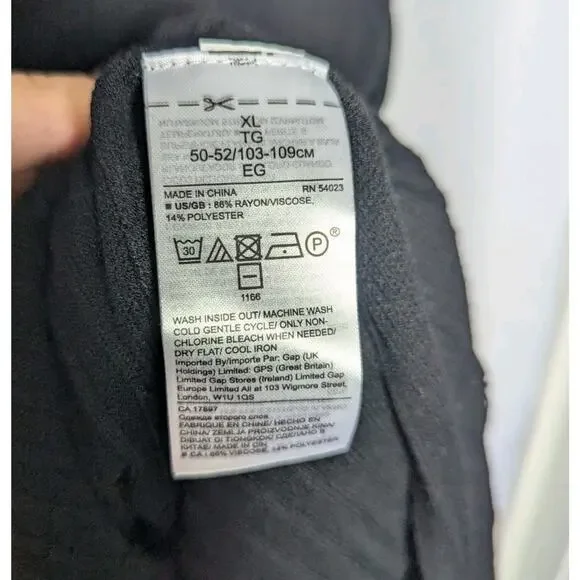 NWT Banana Republic Ribbed Knit Sheath Sweater Dress Black Slit Midi Fall '18 XL - Picture 11 of 12